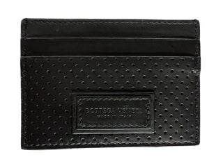Neu mit Etikett: 250 $ Bottega Veneta Herren-Kartenetui aus Leder, Schwarz 551811 Hergestellt in Italien 