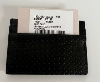 Neu mit Etikett: 250 $ Bottega Veneta Herren-Kartenetui aus Leder, Schwarz 551811 Hergestellt in Italien 