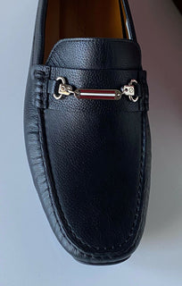 NIB $ 510 Bally Pitaval Herren-Fahrerschuhe aus Rindsleder Schwarz 13 US 6227955 IT 
