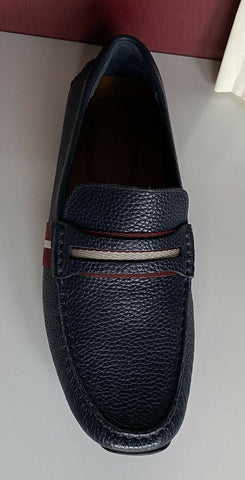 Мужские туфли из зерненой бычьей кожи NIB Bally, синие, 10,5, США, 6228300, Италия 