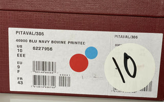 NIB $ 510 Bally Pitaval Herren-Fahrerschuhe aus Rindsleder, Blau 10 US 6227956 IT 