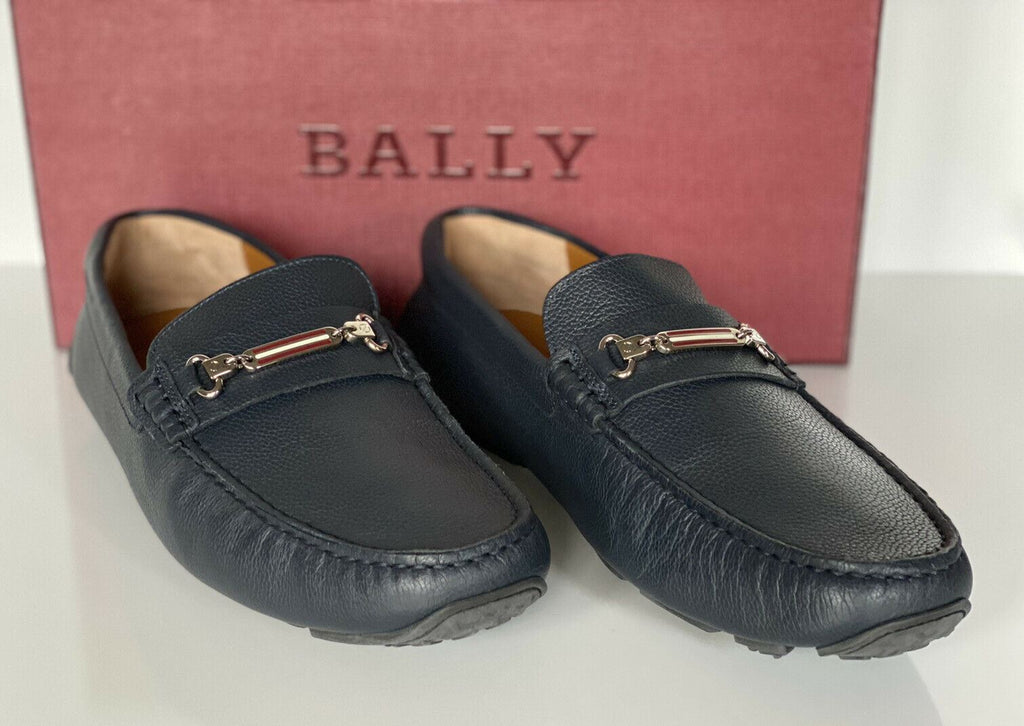 NIB $ 510 Bally Pitaval Herren-Fahrerschuhe aus Rindsleder, Blau 9,5 US 6227956 IT 