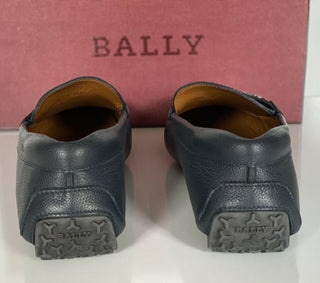 NIB $ 510 Bally Pitaval Herren-Fahrerschuhe aus Rindsleder, Blau 9,5 US 6227956 IT 