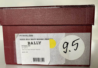 NIB $ 510 Bally Pitaval Herren-Fahrerschuhe aus Rindsleder, Blau 9,5 US 6227956 IT 