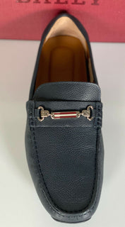 NIB $ 510 Bally Pitaval Herren-Fahrerschuhe aus Rindsleder Blau 13 US 6227956 IT 