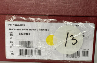 NIB $ 510 Bally Pitaval Herren-Fahrerschuhe aus Rindsleder Blau 13 US 6227956 IT 