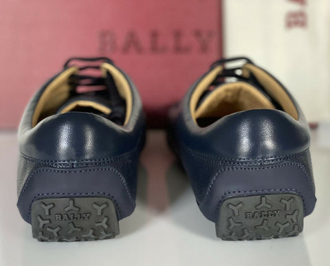 Мужские кроссовки из тисненой бычьей кожи NIB Bally Primer, синие 10, США, 6234863, Италия 
