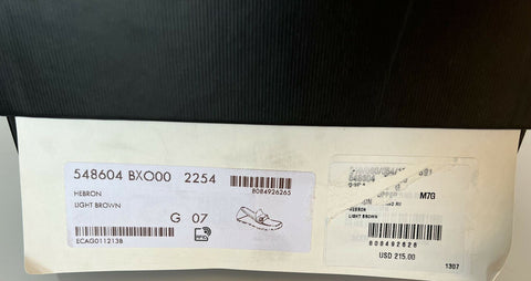 NIB Gucci Herren Hebron Horsebit Leder Fahrerschuhe Braun 8 US/ 7 UK 548604 IT 