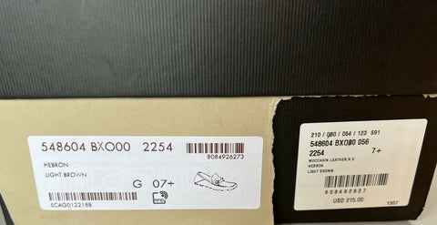 NIB Gucci Herren Hebron Horsebit Leder Fahrerschuhe Braun 8,5 US/7,5 UK 548604 