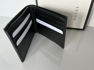 Neu mit Etikett: Gucci GG Lion Lozenge Bifold Wallet 597625 Hergestellt in Italien 