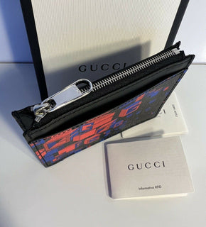 Neu mit Etikett: Gucci G Space Macro Münzgeldbörse mit Reißverschluss, hergestellt in Italien, 628471 