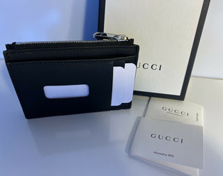 Neu mit Etikett: Gucci G Space Macro Münzgeldbörse mit Reißverschluss, hergestellt in Italien, 628471 