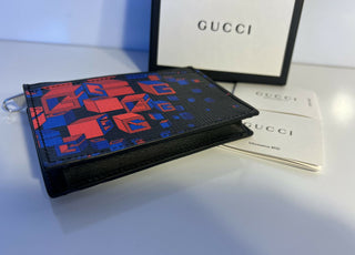 Neu mit Etikett: Gucci G Space Macro Münzgeldbörse mit Reißverschluss, hergestellt in Italien, 628471 