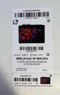 Neu mit Etikett: Gucci G Space Macro Münzgeldbörse mit Reißverschluss, hergestellt in Italien, 628471 