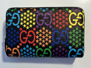 Neu mit Etikett: Gucci GG Psychedelic Zip Around Wallet Made in Italy 601095 