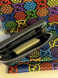 Neu mit Etikett: Gucci GG Psychedelic Zip Around Wallet Made in Italy 601095 