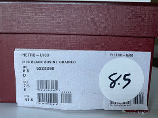 Мужские туфли из зерненой кожи NIB Bally, черные, 8,5 D, США, 6228298, Италия 