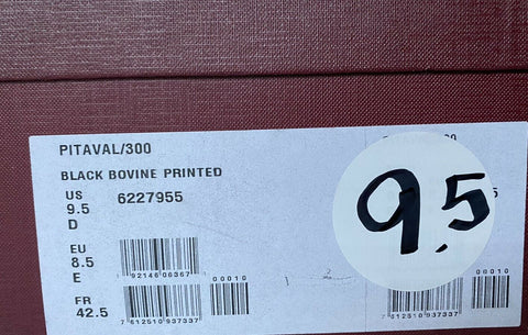 NIB $ 510 Bally Pitaval Herren-Fahrerschuhe aus Rindsleder Schwarz 9,5 D US 6227955 