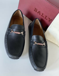NIB $ 510 Bally Pitaval Herren-Fahrerschuhe aus Rindsleder Schwarz 8,5 D US 6227955 