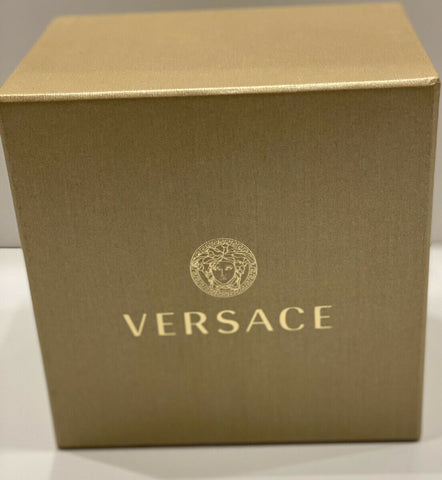 Versace Stainless Steel & Leather Strap Women's Watch NIB $1295