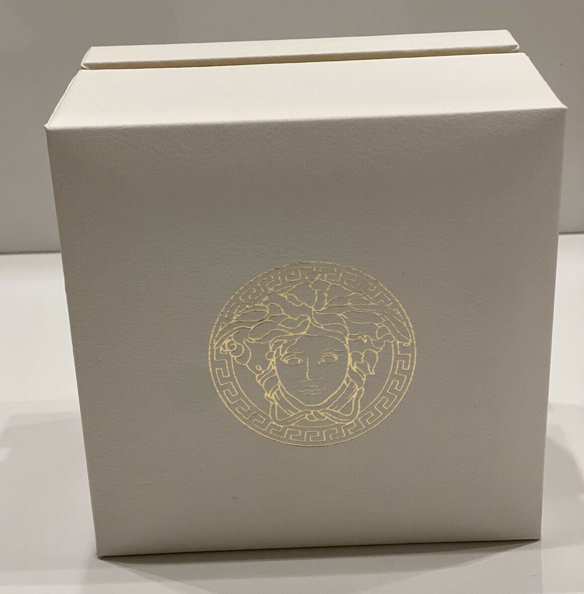 NIB 1295 $ Versace Damenuhr mit Edelstahl- und Lederarmband 