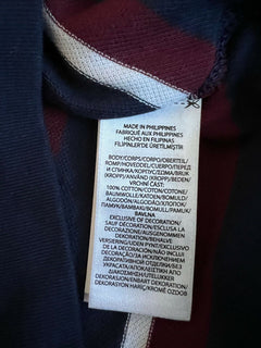 Neu mit Etikett: 125 $ Polo Ralph Lauren Bär gestreiftes Fleece-Sweatshirt Blau XL 