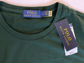 Neu mit Etikett: 65 $ Polo Ralph Lauren Bear T-Shirt Grün L 
