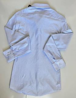 NWT 445 $ Emporio Armani Hemd mit italienischem Kragen, Größe 38/15 51CC2T