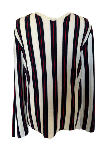 $1995 Giorgio Armani Limited Edition V-Neck Cashmere Sweater 50 Eu 3HSM36 IT