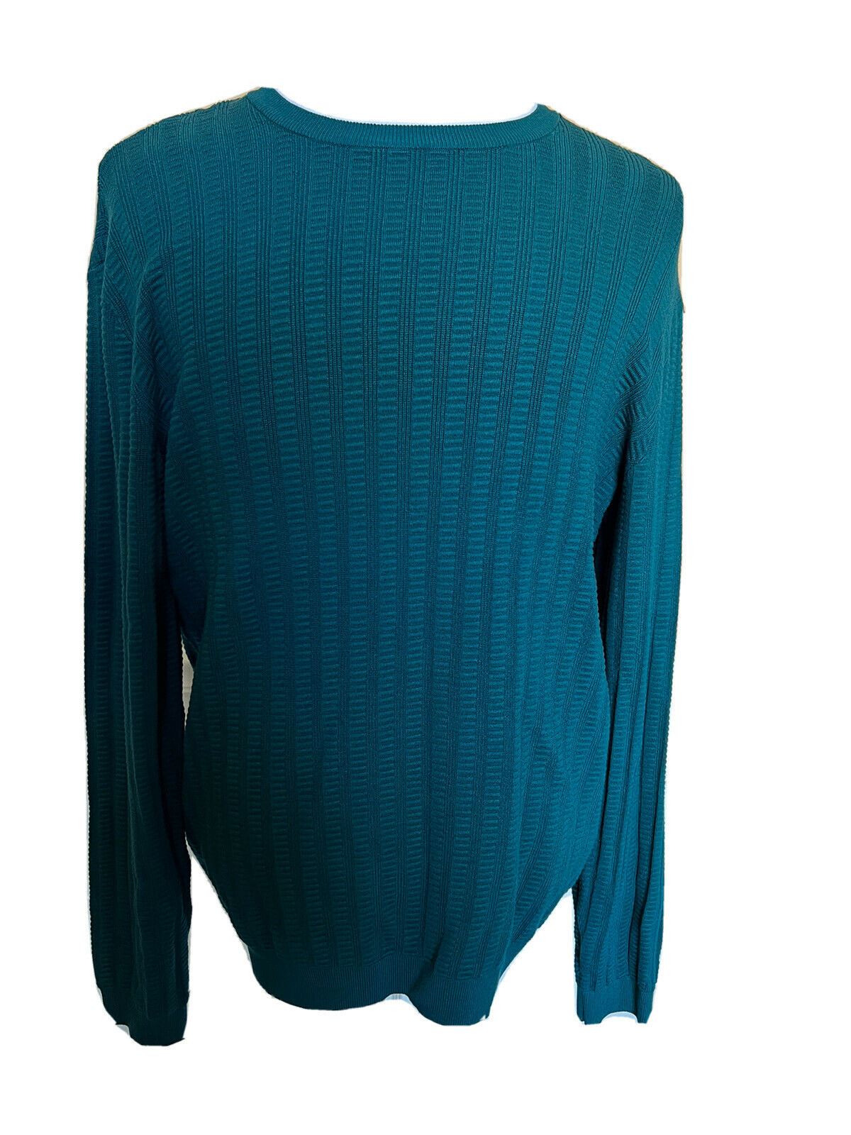 NWT $295 Emporio Armani Crewneck Green Sweater 2XL 3H1MT2