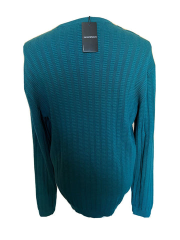 Зеленый свитер с круглым вырезом Emporio Armani 2XL 3H1MT2 NWT 295 долларов США