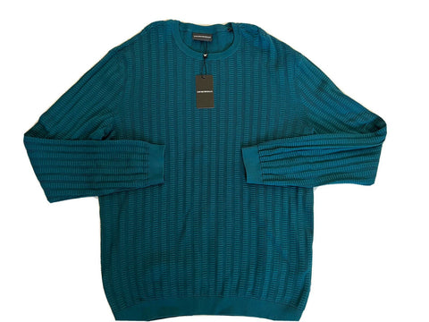 Зеленый свитер с круглым вырезом Emporio Armani 2XL 3H1MT2 NWT 295 долларов США