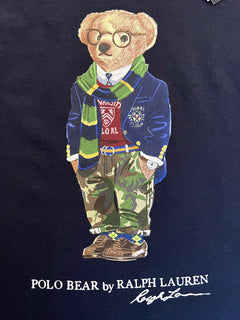 NWT 59.50 Polo Ralph Lauren Bear T-Shirt Blue Large
