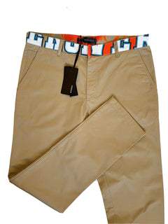 Neu mit Etikett: 725 $ Versace Herren-Braunhose 34 US (50 Euro) Hergestellt in Italien A85221