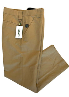 Neu mit Etikett: 325 $ Kenzo Freizeit-Leinenhose für Herren in Dunkelbeige, Größe 38 US (54 Euro)