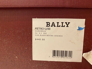 NIB Bally Herren-Fahrerschuhe aus genarbtem Rindsleder, Schwarz, 9,5 EEE US 6228298 