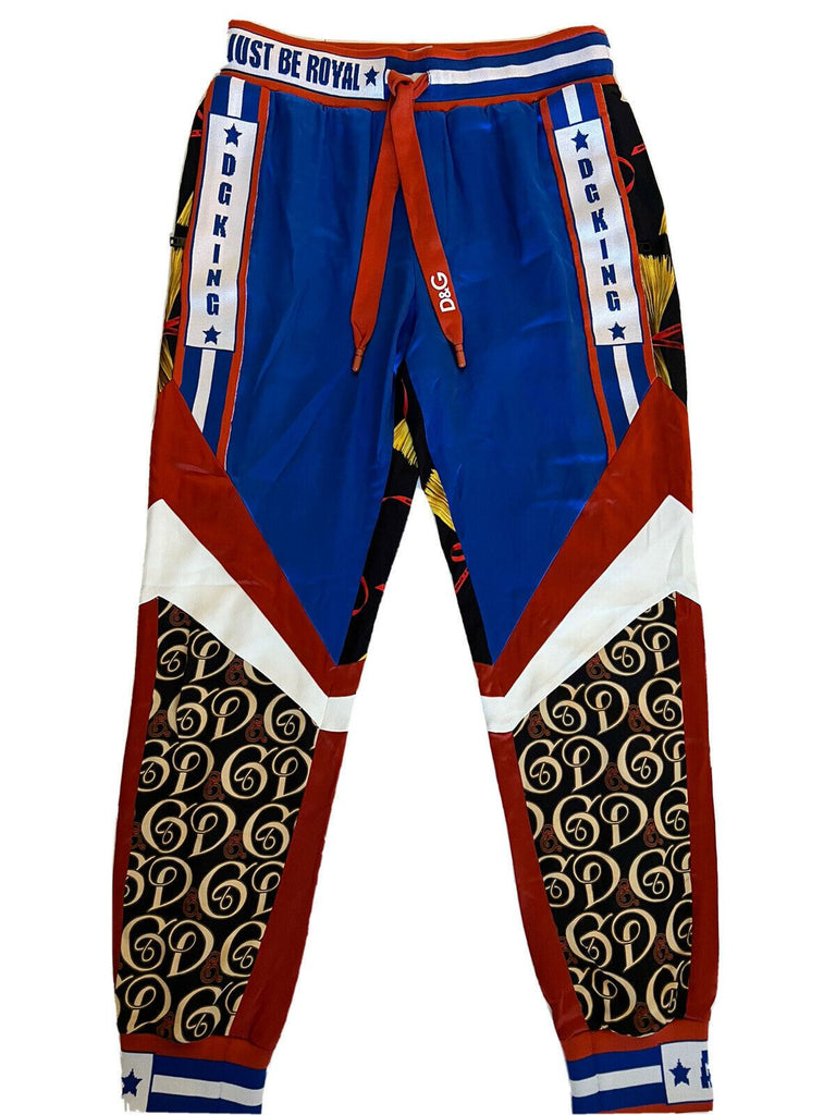 Neu mit Etikett: 1345 $ Dolce&amp;Gabbana Moderne blaue Sporthose für Herren, Größe 32 US (48 Euro) IT