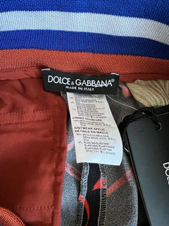 Neu mit Etikett: 1345 $ Dolce&amp;Gabbana Moderne blaue Sporthose für Herren, Größe 32 US (48 Euro) IT