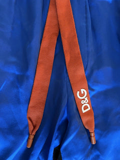 Neu mit Etikett: 1345 $ Dolce&amp;Gabbana Moderne blaue Sporthose für Herren, Größe 32 US (48 Euro) IT