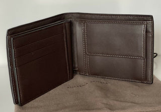 Neu mit Etikett: Bottega Veneta Herren-Geldbörse aus Intrecciato-Nappaleder, braun 522272 