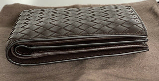 Neu mit Etikett: Bottega Veneta Herren-Geldbörse aus Intrecciato-Nappaleder, braun 522272 