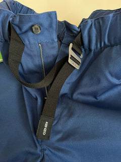 Neu mit Etikett: 325 $ KENZO Marineblaue Herrenhose mit geradem Bein und Gürtel, Größe 29 US (45 Euro)