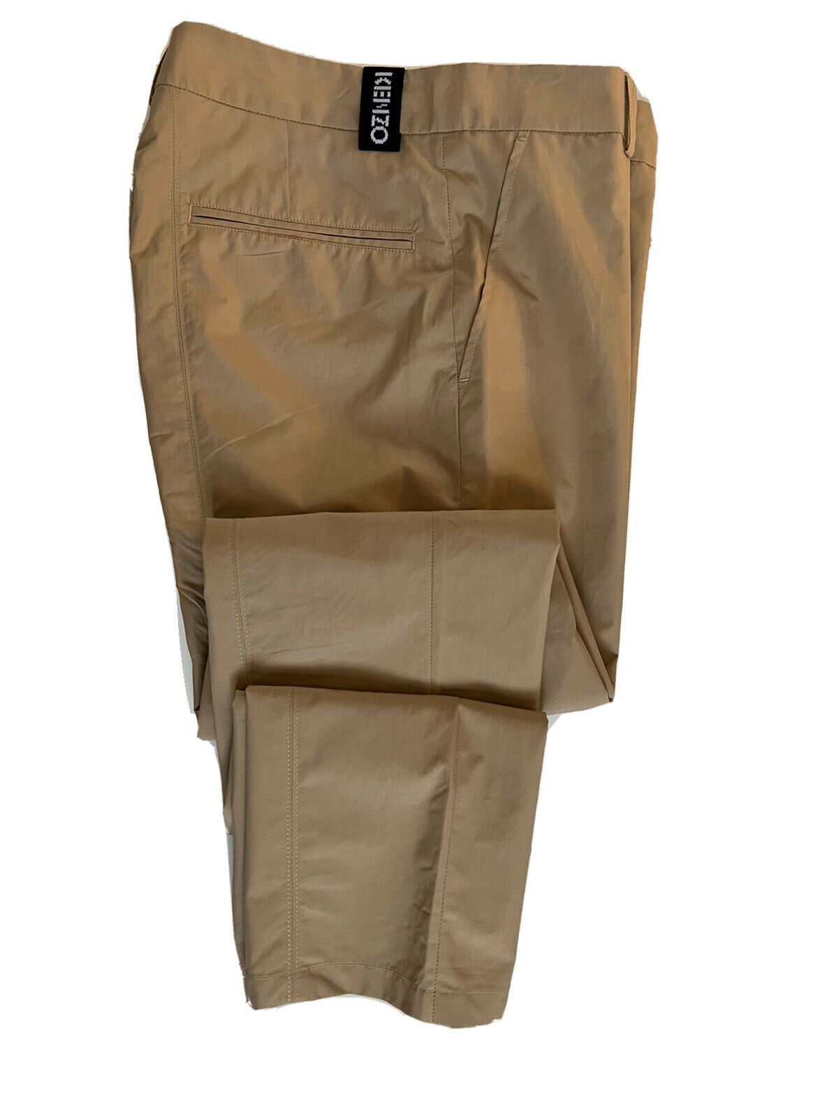 Мужские хлопковые брюки-сигареты KENZO бледно-бежевого цвета, размер 28, США (44 евро), NWT 370 долларов США