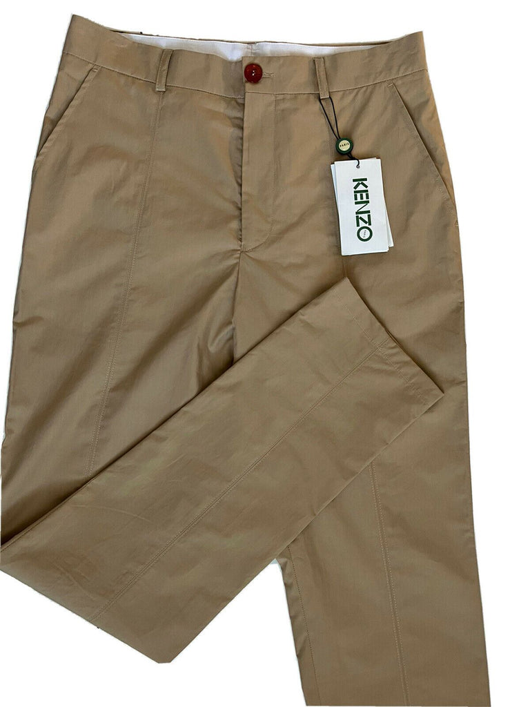 Neu mit Etikett: 370 $ KENZO Herren-Zigaretten-Baumwollhose in hellem Kamel, Größe 30 US (46 Euro)