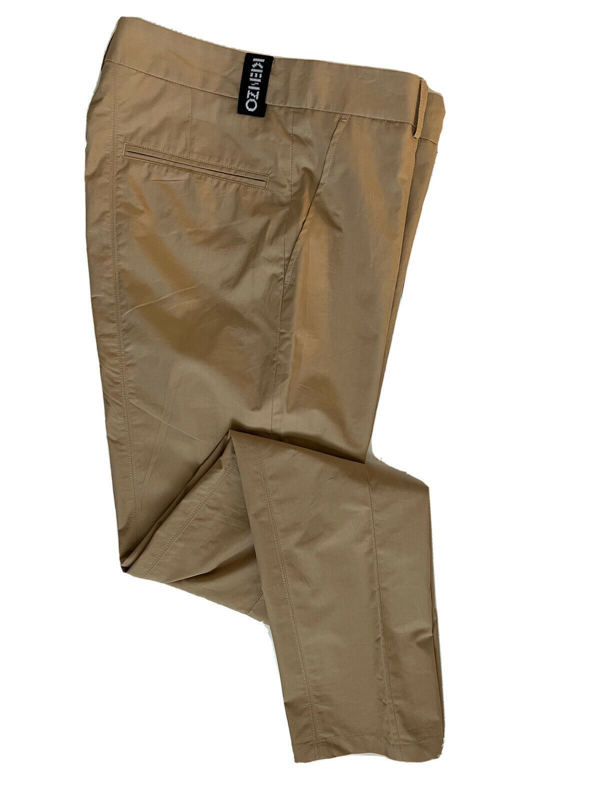 NWT $370 KENZO Men's Pale Camel Cigarette Cotton Pants Size 30 US (46 Euro)