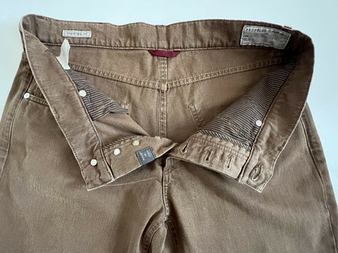 Мужские коричневые джинсы Brunello Cucinelli NWT 540 долларов США 34 США (50 ЕС), производство Италия 