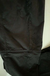 Neu mit Etikett: 280 $ Kenzo Herren-Freizeithose mit Reißverschluss in Schwarz, Größe 36 US (52 Euro)