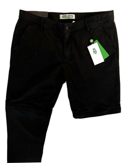 Neu mit Etikett: 280 $ Kenzo Herren-Freizeithose mit Reißverschluss in Schwarz, Größe 36 US (52 Euro)