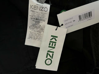 Neu mit Etikett: 280 $ Kenzo Herren-Freizeithose mit Reißverschluss in Schwarz, Größe 36 US (52 Euro)
