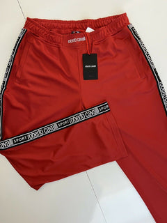 Neu mit Etikett: 350 $ Roberto Cavalli Moderne rote Sporthose für Herren, Größe 2XL
